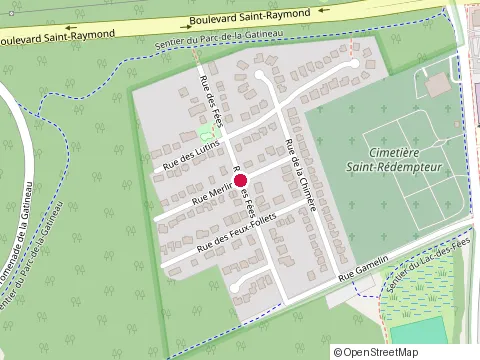 Location of Clôtures Dka at 26 Rue des Fées, Gatineau
