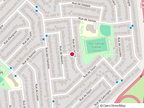 Location of Clotures Lbr at 13, Rue de Montpellier, Gatineau
