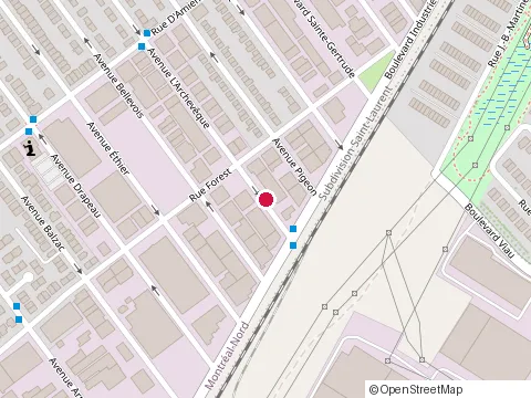Location of Clôtures Montréal Inc at 10445 avenue l'Archevêque, Montréal-Nord
