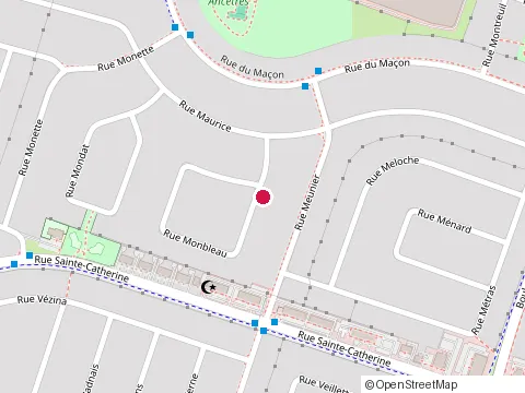 Location of Clotures Trigon at 26 Rue Monbleau, Saint-Constant