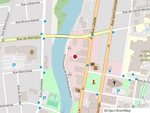 Location of Clsc Arthur-Buies at 430 Rue Labelle, Saint-Jérôme