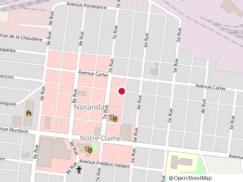 Location of Club Chimo at 97 Rue Perreault E, Rouyn-Noranda