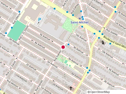 Location of Club Concept at 2733 Rue Everett, Montréal