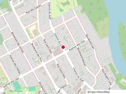 Location of Club d'Aged'Or Immaculee at 123 chemin du Golf, Drummondville