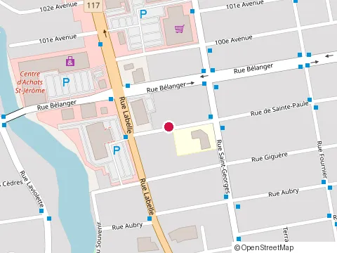 Location of Club de Boxe St-Jerome at 232 Rue de Sainte-Paule, Saint-Jérôme