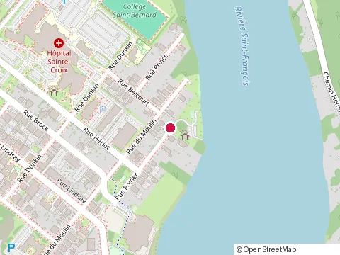 Location of Club de Canoe-Kayak de Drummondville, Drummondville