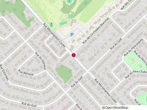 Location of Club de Golf Lorette Inc at 12986 Rue Monseigneur-Cooke, Québec