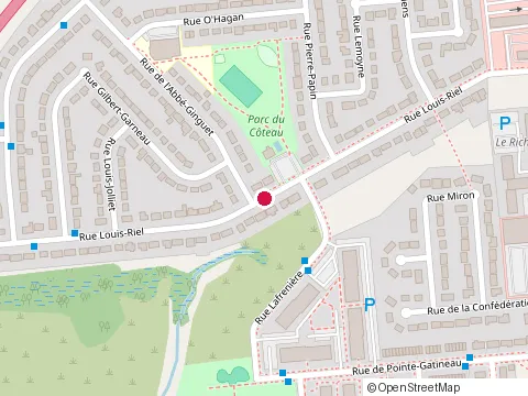Location of Club de Raquetteurs le Chaudiere, Gatineau