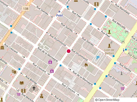 Location of Club Garage Spring Repair at 1229 Saint-Catherine St W, Montréal