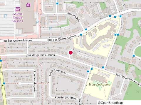 Location of Club Garcons&Filles at 800 Rue des Pompons, Sherbrooke