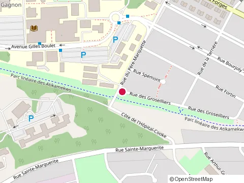 Location of Club Jockey du Quebec at 1850 boulevard des Forges, Trois-Rivières
