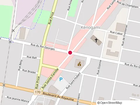 Location of Club Option Kenogami at 3799 Rue du Roi-Georges, Jonquière