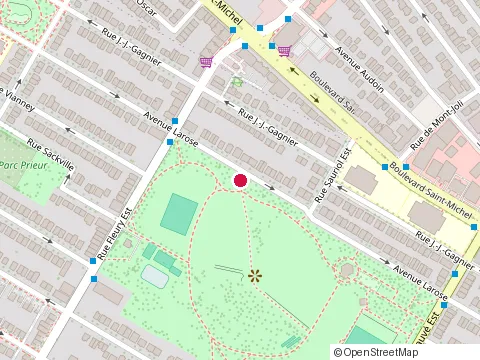 Location of Club Pompeii at 10100 Larose Ave, Montréal