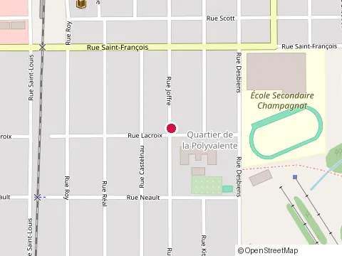 Location of Club Sandwich at 1-648 Rue Joffre, La Tuque