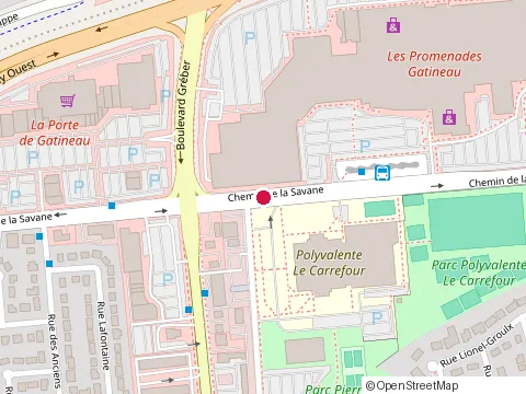 Location of Club Voyages Guertin at D5-85 Ch de la Savane, Gatineau