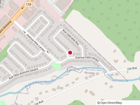 Location of Cmce Informatique at 1130 avenue Félix Leclerc, Saint-Jérôme