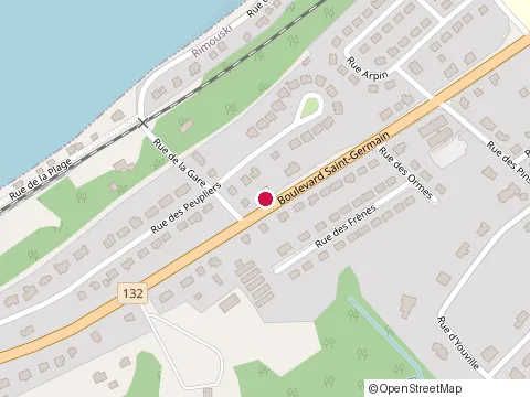 Location of Cmo Construction at 349 Montée des Saules, Rimouski