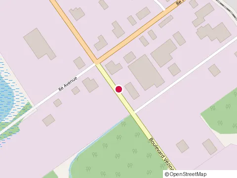 Location of Cmr / Construction Martin Rousseau at 1750 boulevard Vézina, Dolbeau-Mistassini