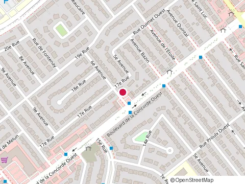 Location of Co-Gite Sante at 315 6E Av, Laval