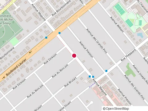 Location of Coallier François Luc at 1219 avenue Maguire, Québec