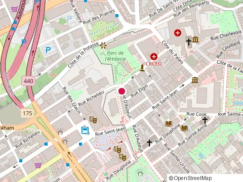 Location of Cochon Dingue at 1014 Rue Saint-Jean, Québec