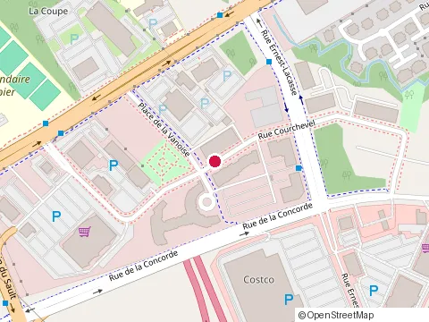 Location of Cochon Dingue Carrefour Saint-Romuald at 1170 rue de Courchevel, Lévis
