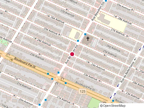 Location of Coco Café at 4262 Rue Beaubien E, Montréal