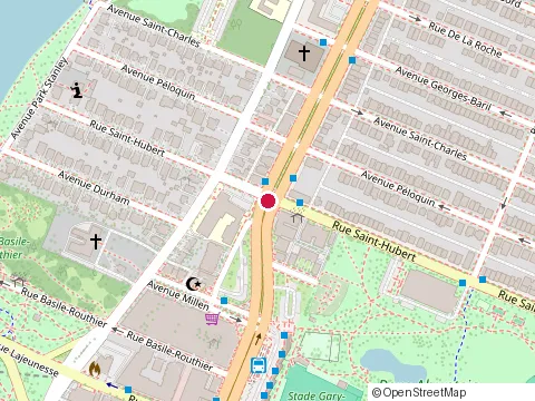 Location of Coco Cuisine at 10670 Rue Saint-Hubert, Montréal