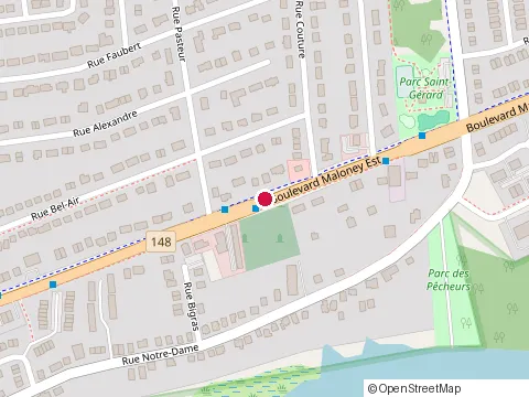 Location of Coco Frites at 1195 Boulevard Maloney E, Gatineau