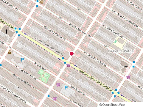 Location of Coco Gallo at 1104 Rue Saint-Zotique E, Montréal