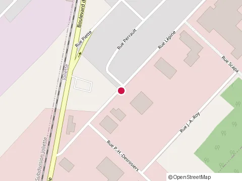 Location of Coffrage 3D at 1355 Rue Lépine, Joliette