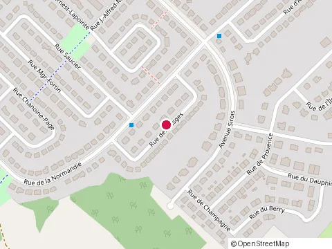 Location of Coffrages Force F4 at 533 avenue Sirois, Rimouski