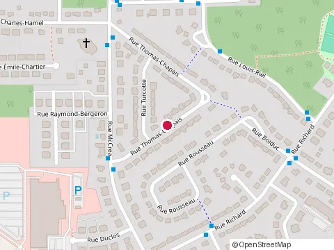 Location of Coffrex Construction at 3621 Rue Thomas-Chapais, Sherbrooke
