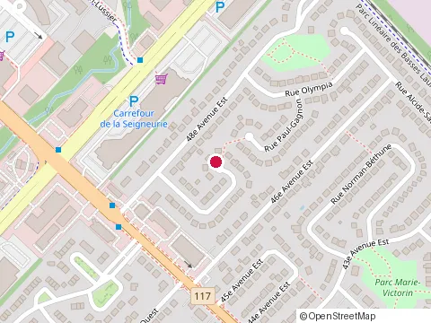 Location of Cogeco Construction at 14 Rue Maurice-Tessier, Blainville