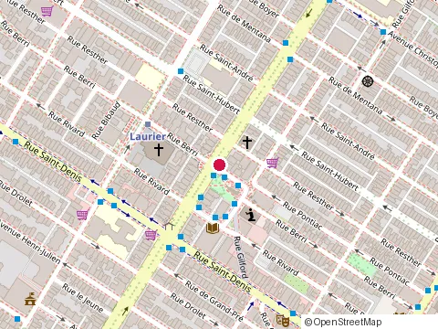 Location of Cognition Clinic at 479 St Joseph Blvd E, Montréal