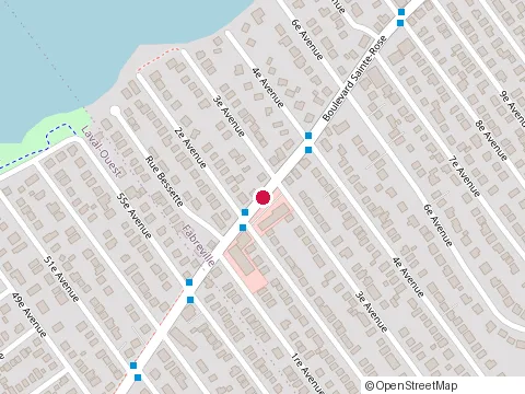Location of Coiffeuse Patou at 4845 boulevard Sainte-Rose, Laval