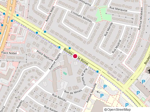 Location of Coiffure Unité Mobile at 2455 boulevard de Rome, Brossard
