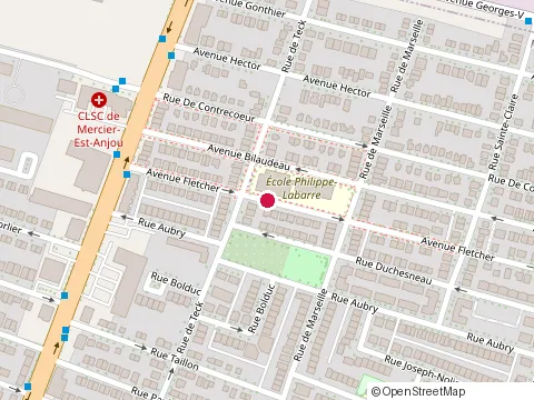 Location of Cole Philippe-Labarre at 3125 avenue Fletcher, Montréal