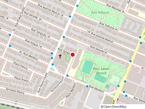 Location of Cole Saint-Benot at 500 avenue du Mont-Cassin, Montréal