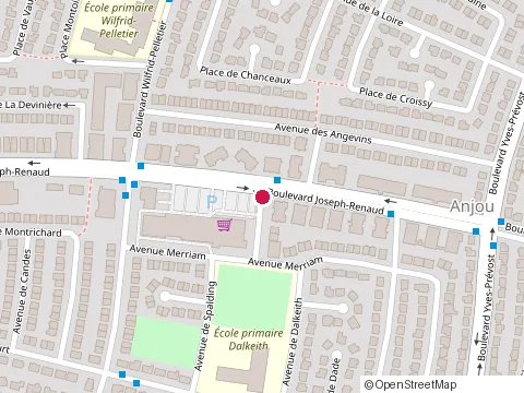 Location of Colisee Pizza at 8204 avenue de Chatillon, Anjou