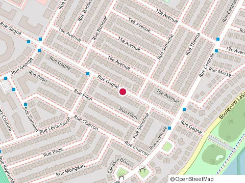 Location of Collection 12 Etoiles at 443 Rue Gagne, LaSalle