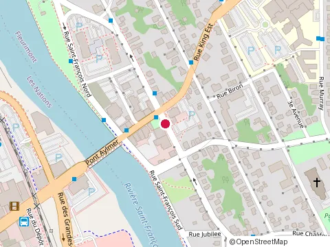 Location of Collège d'Ostéopathie de Sherbrooke at 2 Rue Bowen S, Sherbrooke