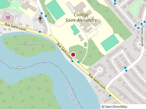 Location of Collège Saint-Alexandre at 2425 Rue Saint-Louis, Gatineau