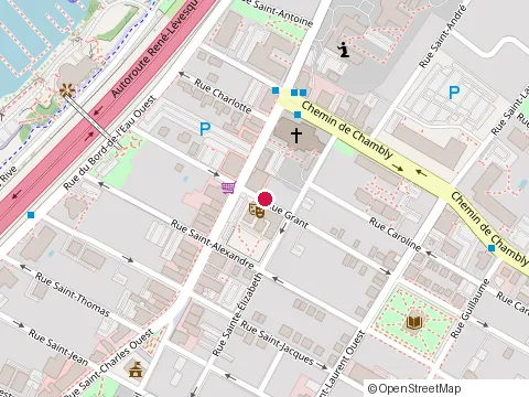 Location of College Sainte Helene at 150  Rue Grant, Longueuil