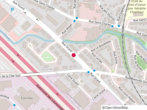Location of Columbus Café & Co at 269 Rue Sicard, Sainte-Thérèse