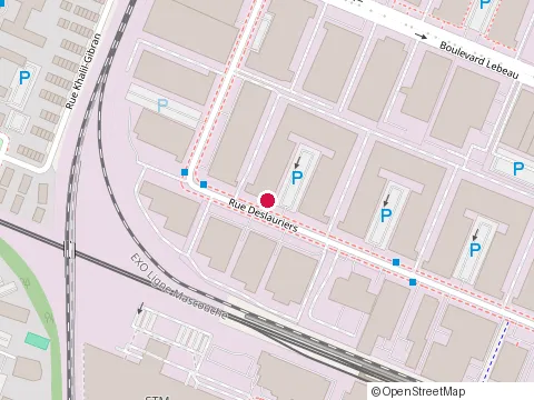 Location of Cominar Construction at Deslauriers 605 Rue, Saint-Laurent