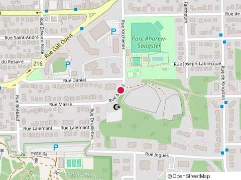 Location of Comité des Sœurs Acie at 1200 Rue Massé, Sherbrooke