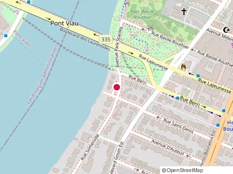 Location of Comite Technique de Camionnage du Quebec (Ctcq) at Cp 36 Succ Ahuntsic, Montréal