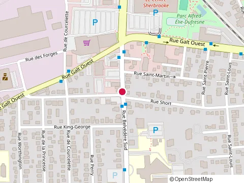 Location of Comme Chez Soi Sherbrooke at 875 Rue Belvédère S, Sherbrooke