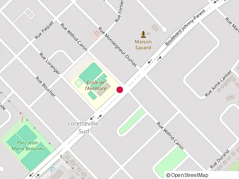 Location of Commission Scolaire de la Capital at 40 boulevard Johnny-Parent, Québec